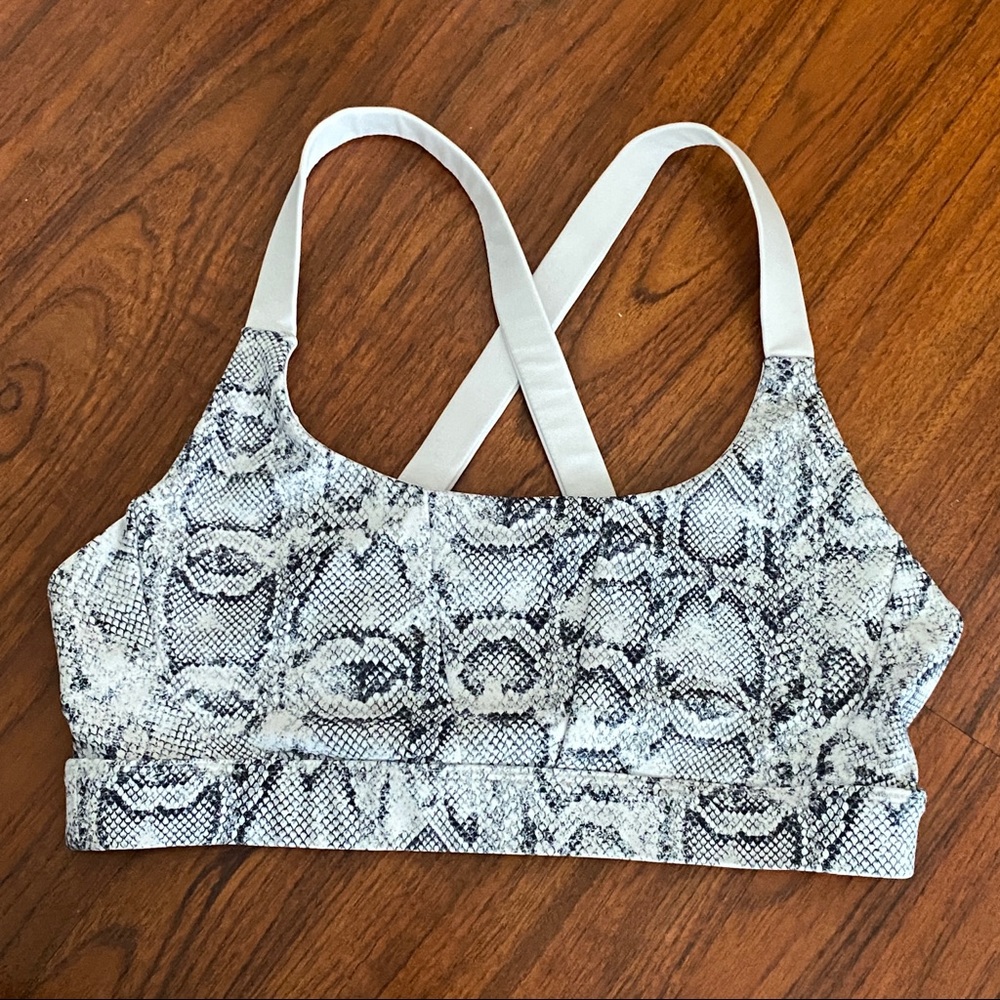 SoulCycle Snakeskin Bra Top